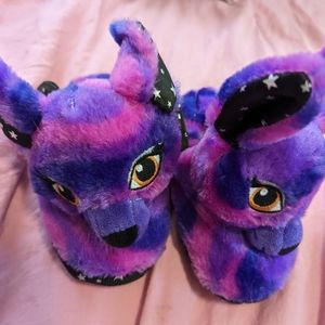 Kids slippers build a bear